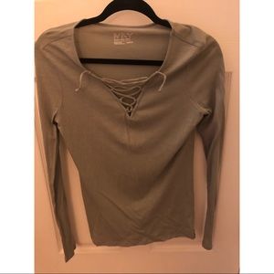 Light Green Tie Up Top!